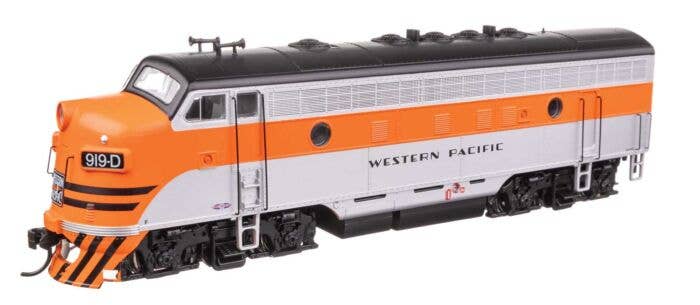 Walthers Mainline HO 11421 EMD F7 A Locomotive, Western Pacific #919D