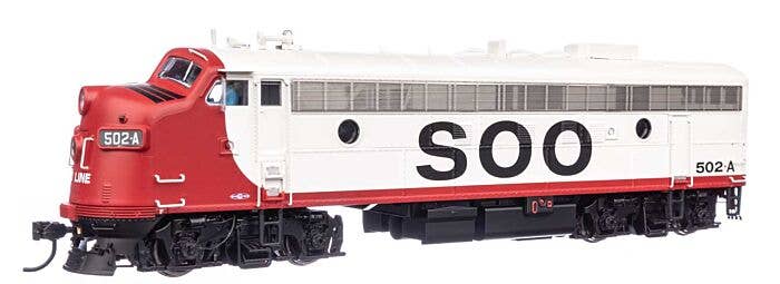 Walthers Proto HO 42556 EMD FP7, Soo Line #502A (DCC and LokSound Equipped)