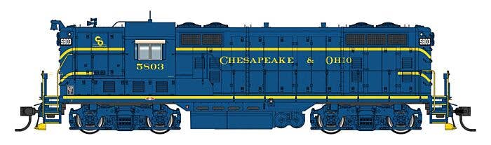 PREORDER Walthers Proto HO 42417 EMD GP7 Locomotive LokSound Select, Chesapeake & Ohio #5803
