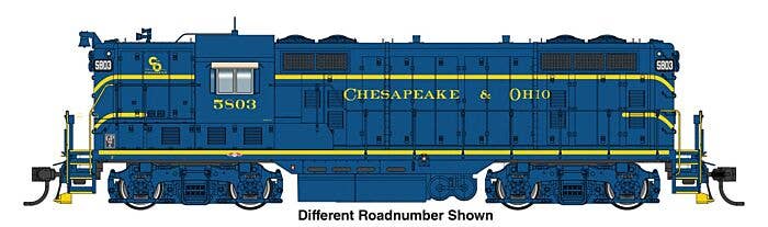 PREORDER Walthers Proto HO 42418 EMD GP7 Locomotive LokSound Select, Chesapeake & Ohio #5810