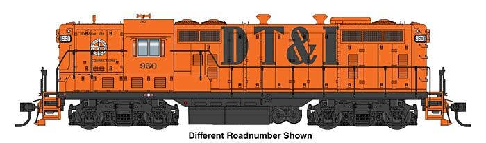 PREORDER Walthers Proto HO 49421 EMD GP7 Locomotive, Detroit Toledo & Ironton #956