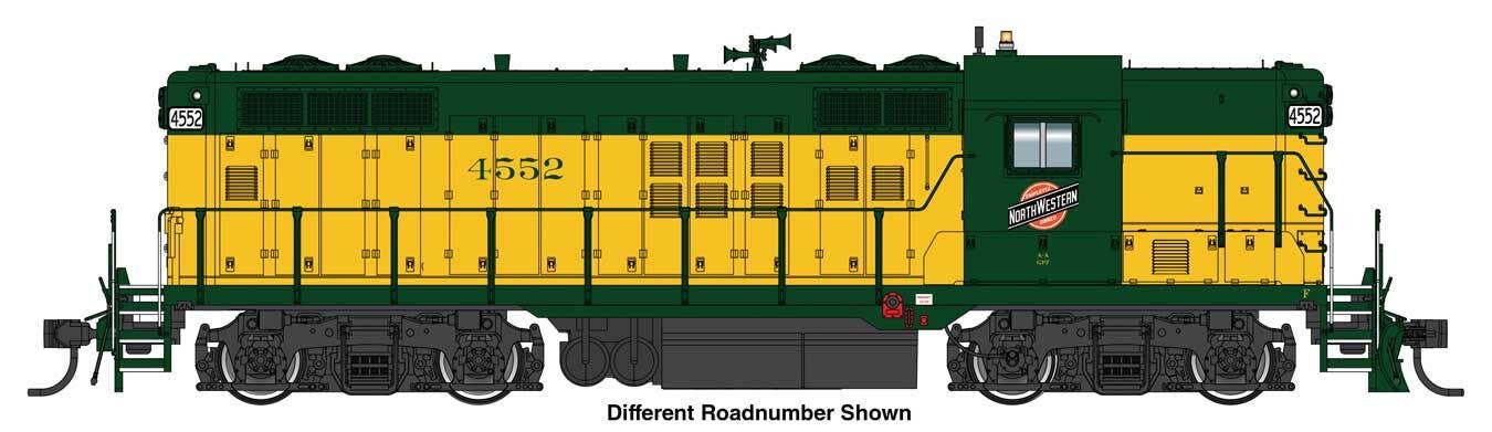 PREORDER Walthers Proto HO 920-49730 EMD GP9 Phase II High Nose, Chicago & North Western #4557
