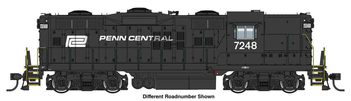 PREORDER Walthers Proto HO 920-49732 EMD GP9 Phase II High Nose, Penn Central #7257