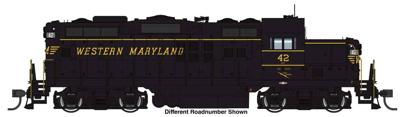 PREORDER Walthers Proto HO 920-49736 EMD GP9 Phase II Low Nose, Western Maryland #44