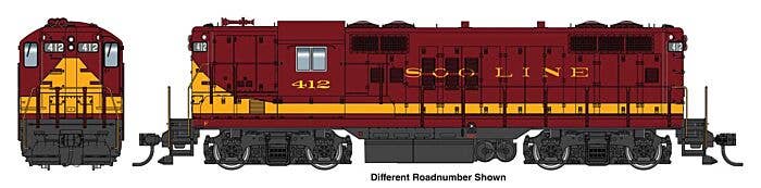Walthers Mainline HO 20501 EMD GP9 Phase II with High Hood Locomotive ESU, Soo Line #413