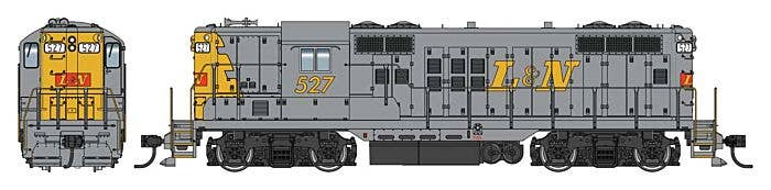 PREORDER Walthers Mainline HO 10499 EMD GP9 Phase II with High Hood Locomotive, Louisville & Nashville #527