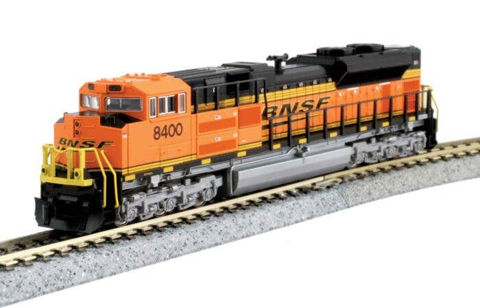 Kato N 1768527DCC EMD SD70ACe with Nose Headlight Locomotive, Burlington Northern Santa Fe #9079 (DCC Equipped)