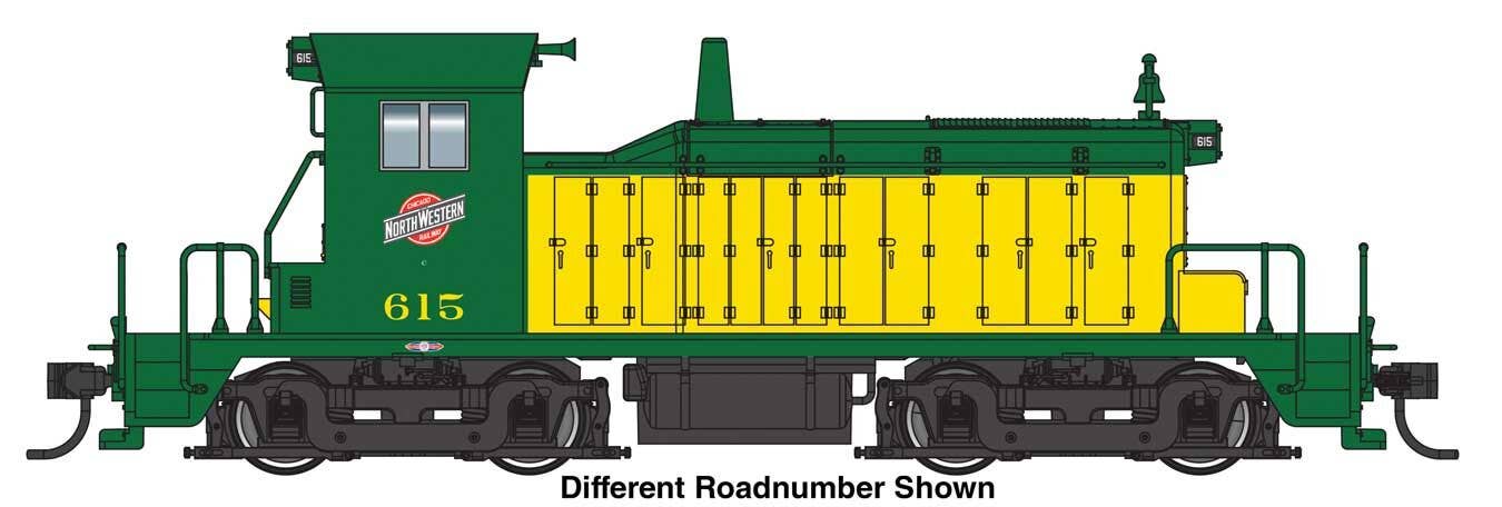 PREORDER Walthers Mainline HO 910-19242 EMD SW1 Diesel Locomotive, Chicago & North Western #616 (ESU Sound & DCC Equipped)