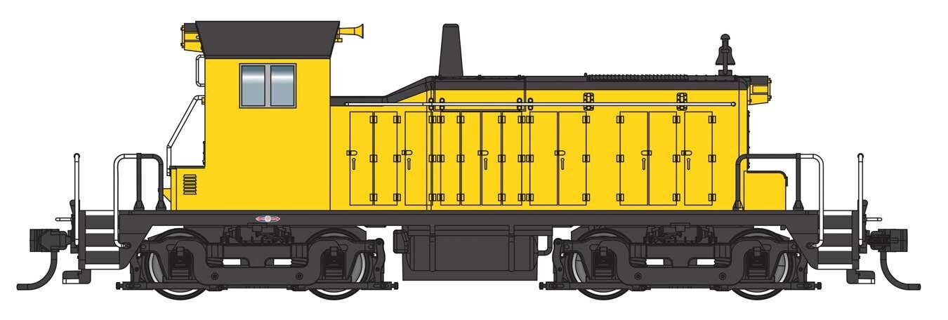 PREORDER Walthers Mainline HO 910-9235 EMD SW1 Diesel Locomotive, Industrial Yellow