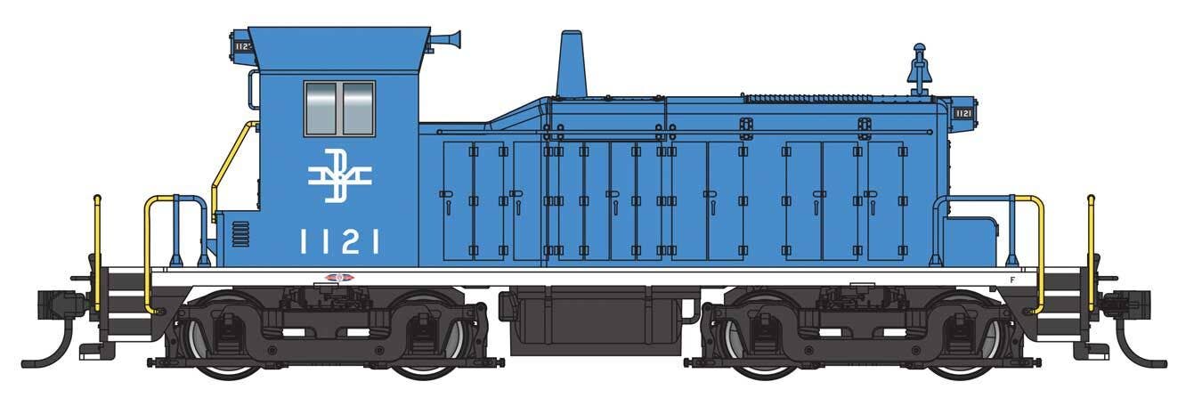 PREORDER Walthers Mainline HO 910-9238 EMD SW1 Diesel Locomotive, Boston & Maine #1121
