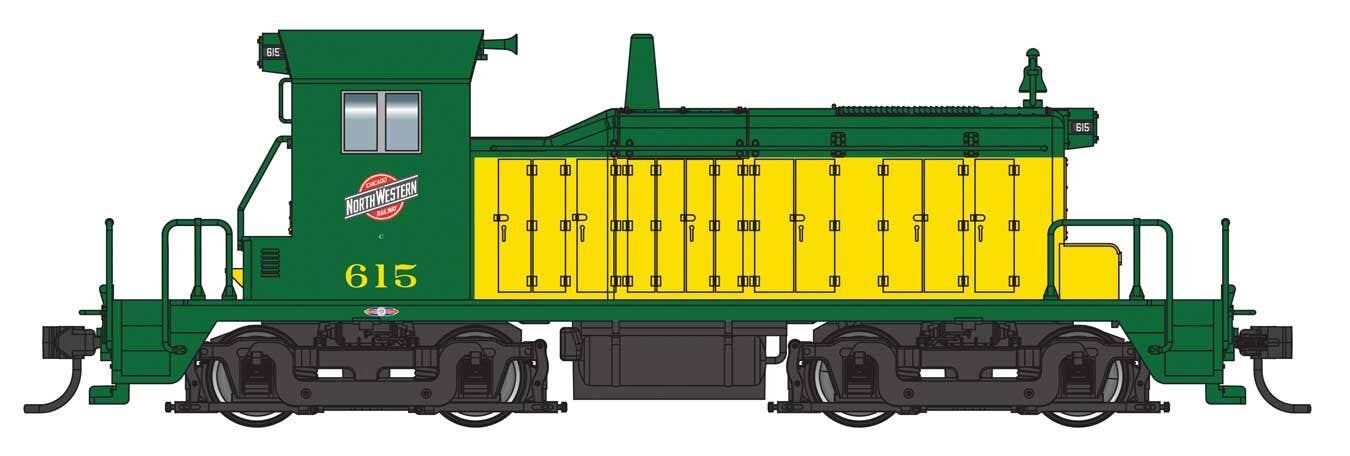 PREORDER Walthers Mainline HO 910-9242 EMD SW1 Diesel Locomotive, Chicago & North Western #615