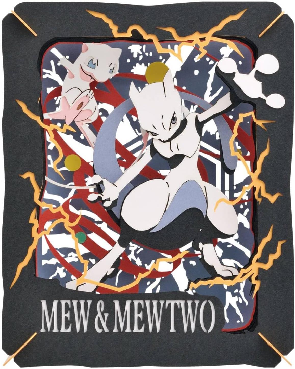 Ensky 51755 Mew & Mewtwo Pokemon Paper Theater