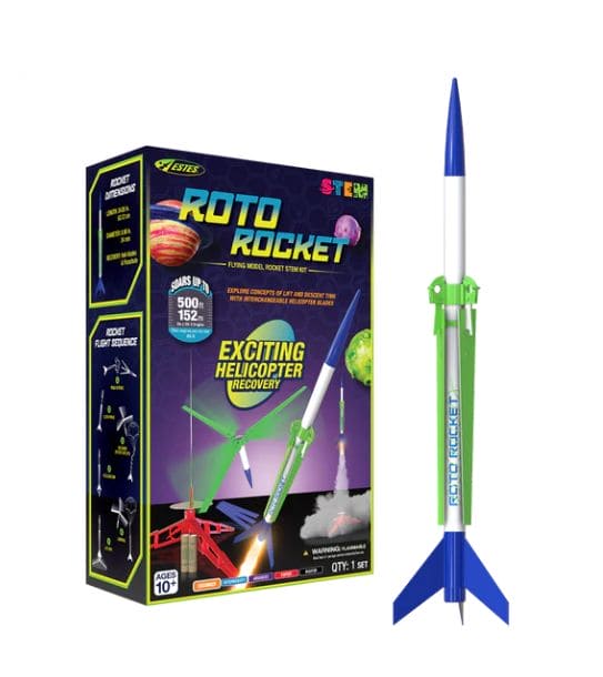 Estes Rockets 0648 ROTO-ROCKET STARTER SET