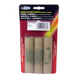 Estes Rockets 1693 E12-6 E Engine *Ups Only* 3Pk
