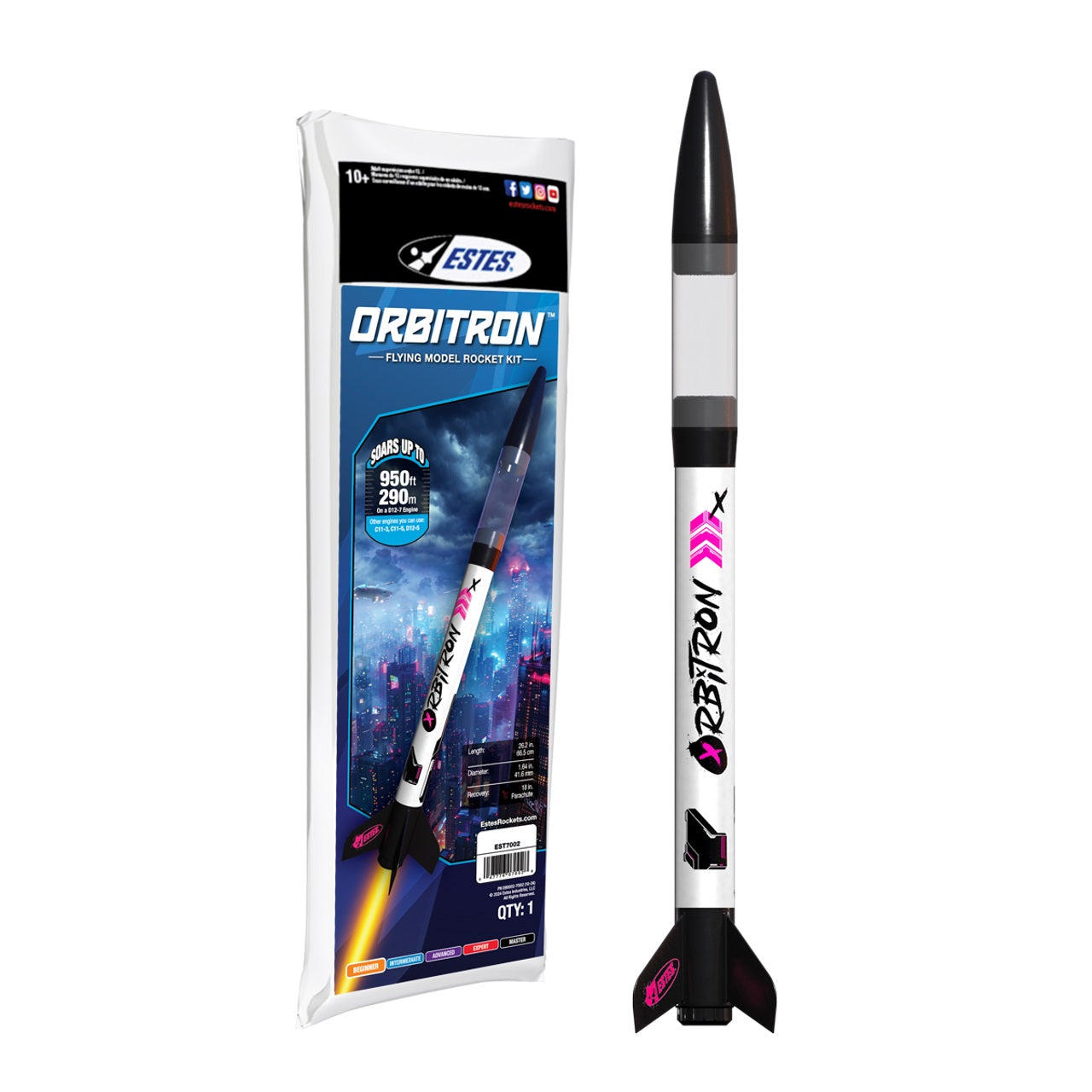Estes Rockets 7002 ORBITRON RKT/CLEARPAYLOAD