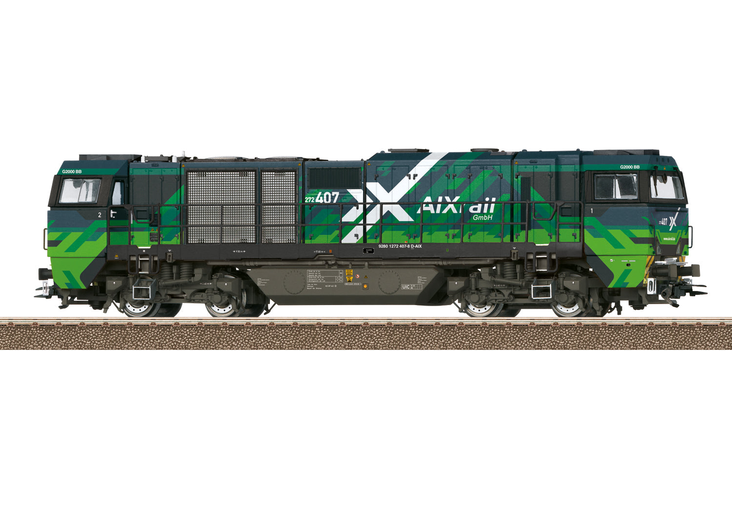 PREORDER Minitrix HO 22923 Class 272 G2000 Diesel Locomotive, AIXrail #272 407