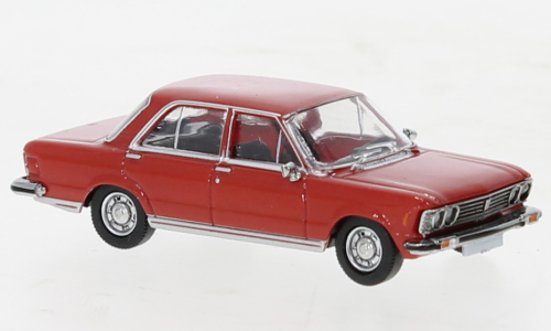 PREORDER Brekina HO PCX870636 1969 Fiat 130 Sedan, Red | 34.19