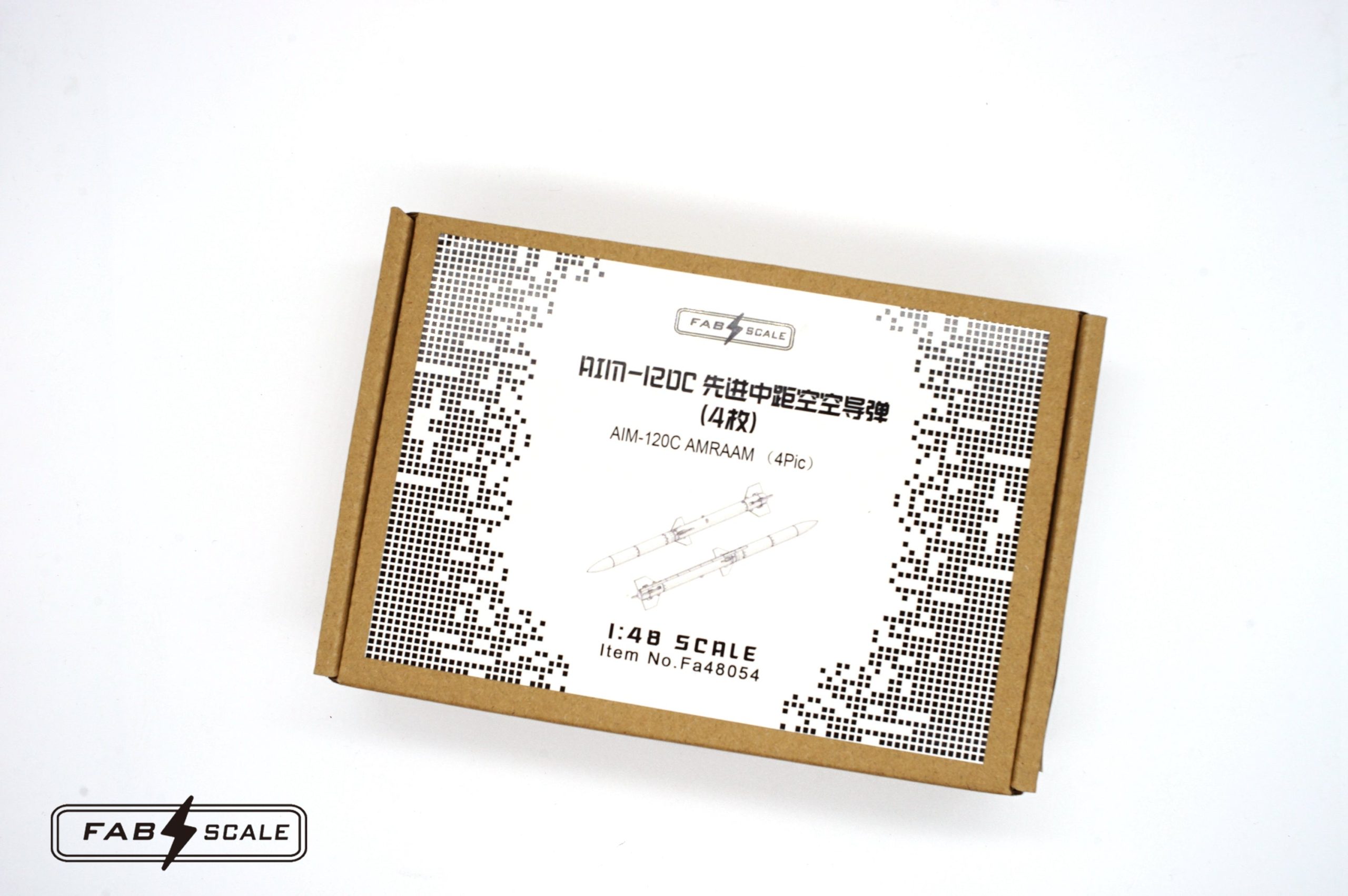 Fab Scale 1/48 US AIM-120C AMRAAM (4 Pcs)