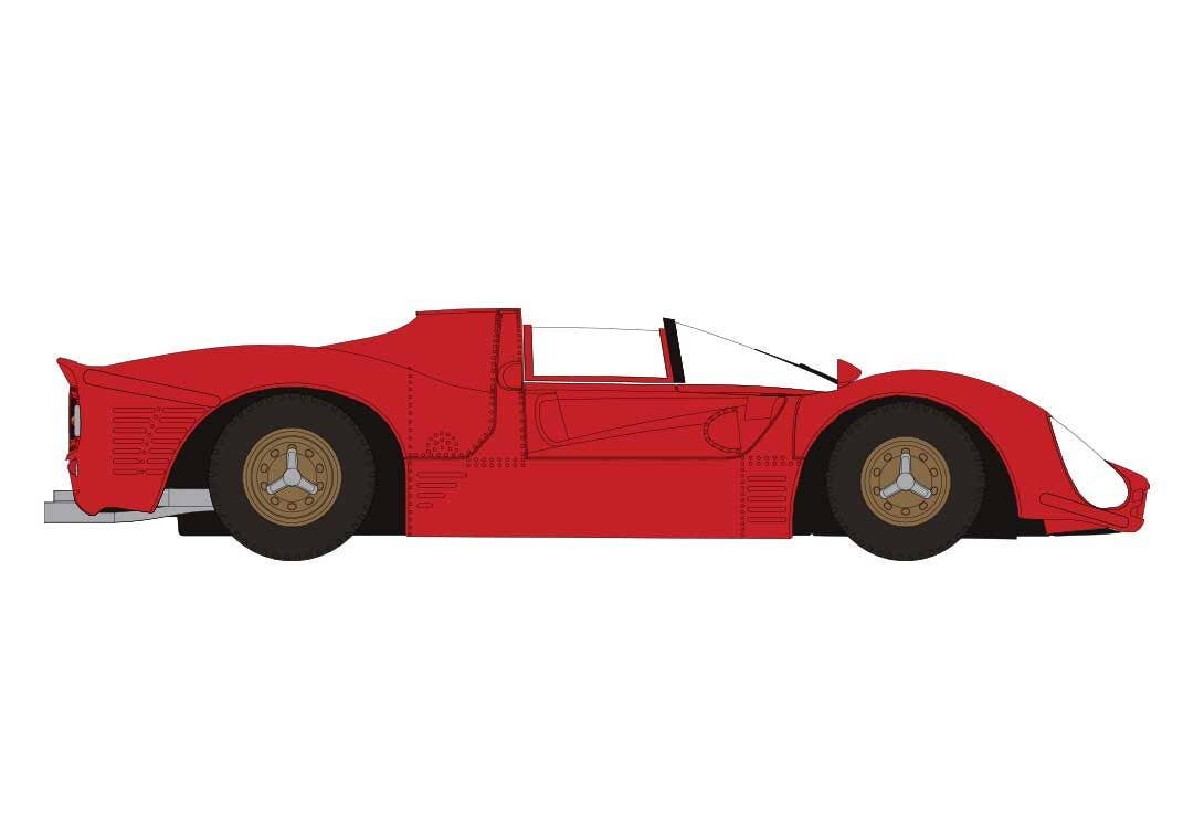 PREORDER Brekina HO 22901 Ferrari 330 P3 Spyder, Red