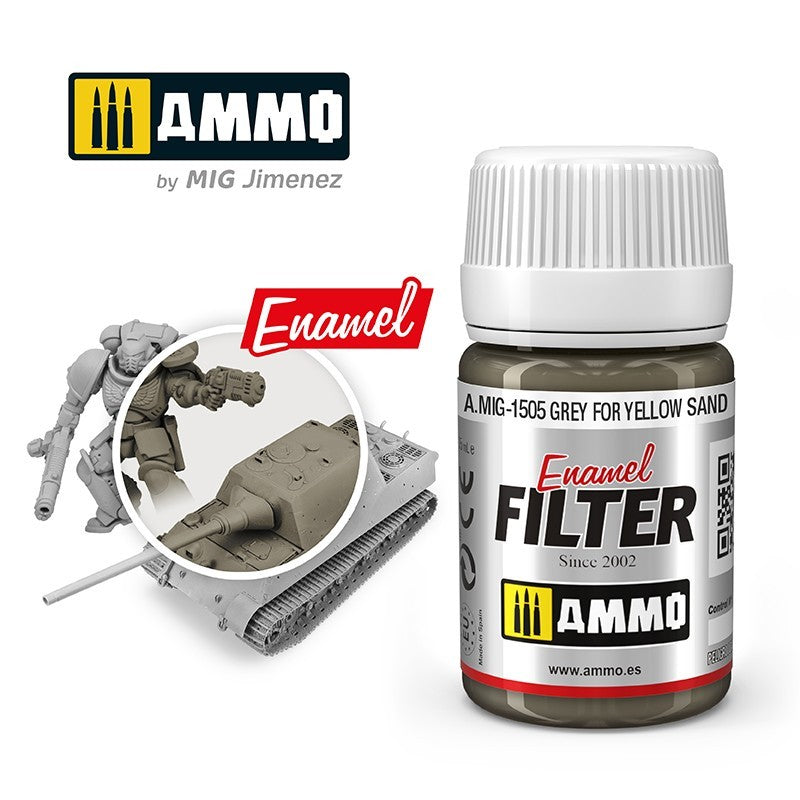 Ammo Mig 1505 GREY/YLLO SAND ENAM FILT