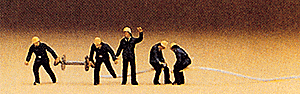 Preiser N 9117 Firefighters, set #3