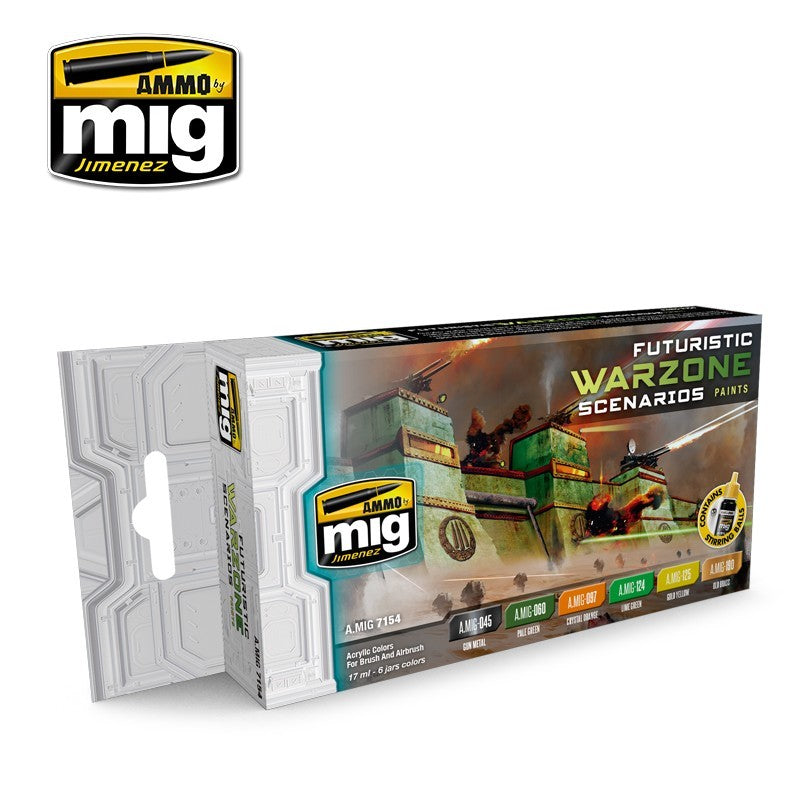Ammo Mig 7154 FUTRUISTIC WARZONE SET