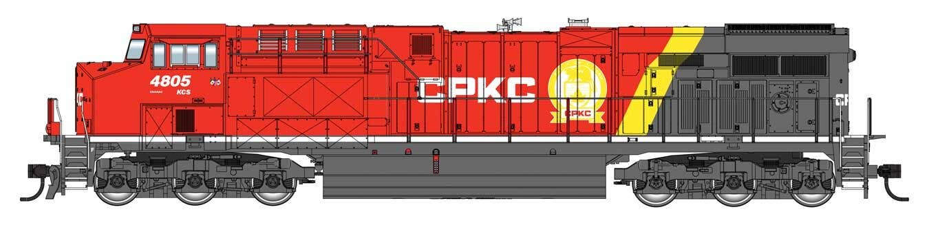 PREORDER Walthers Mainline HO 910-10229 GE ES44AC Evolution Series GEVO, Canadian Pacific Kansas City KCS #4805