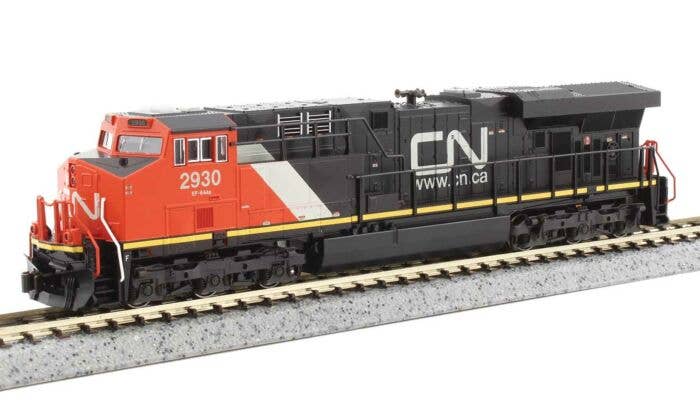 Kato N 1768950DCC GE ES44AC GEVO Locomotive, Canadian National #2899 (DCC Equipped)