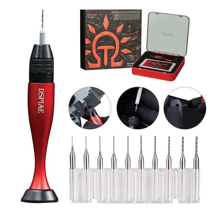 DSPIAE ATVHDS General Purpose Chuck Hand Drill Set