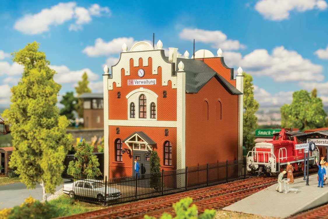 PREORDER Faller HO 191828 German Federal Railroad DB Administration Building Kit