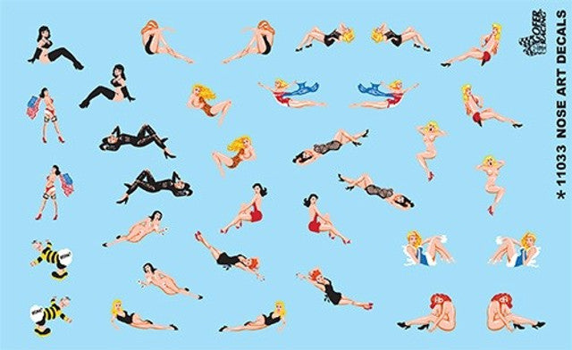 Gofer Racing 11033 Nose Art Model Decals