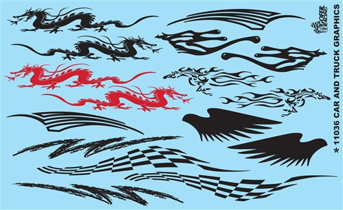 Gofer Racing 11036 Car & Truck Graphics New