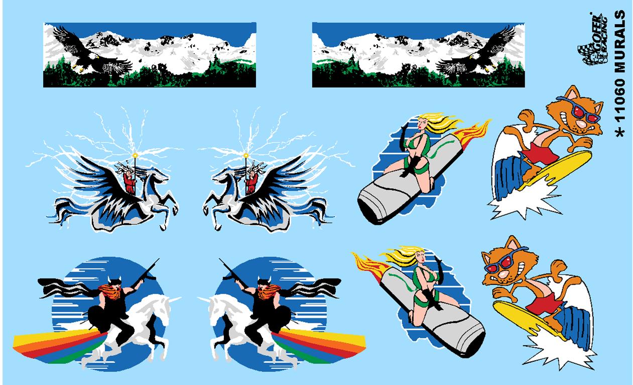 Gofer Racing 11060 Murals Decal