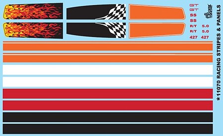 Gofer Racing 11070 RACING STRIPES/PANEL DECA