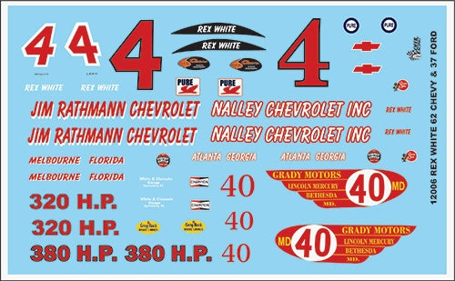 Gofer Racing 12006 Rex White 1962 Chevrolet