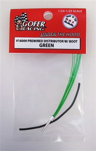 Gofer Racing 16009 Wired Distributor w/boot Green