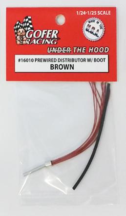 Gofer Racing 16010 Prewired Distributor w/bt brwn