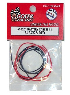 Gofer Racing 16201 Battery Cables Black & Red