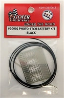 Gofer Racing 20002 PHOTO ETCH BATT KIT BLACK