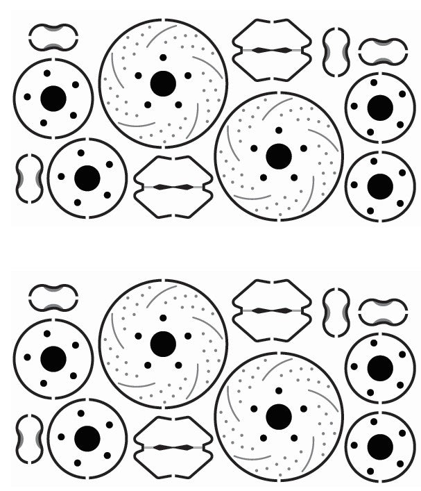 Gofer Racing 20021 15" DMTR DISK BRAKE 4 SET