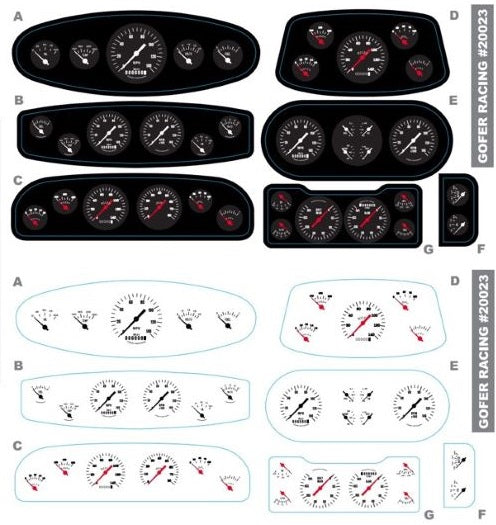 Gofer Racing 20023 1/25 METALCUSTOMCARGAUGES