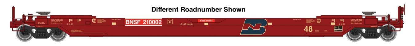 PREORDER Walthers Proto HO 920-109215 Gunderson As-Built All-Purpose 48' Well Car, Burlington Northern Santa Fe #210016