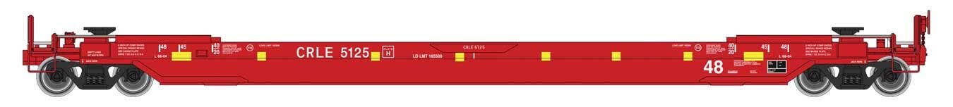 PREORDER Walthers Proto HO 920-109217 Gunderson As-Built All-Purpose 48' Well Car, CRLE #5125