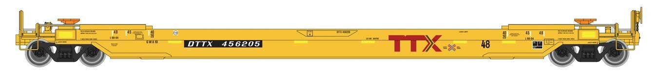 PREORDER Walthers Proto HO 920-109223 Gunderson As-Built All-Purpose 48' Well Car, TTX #456205