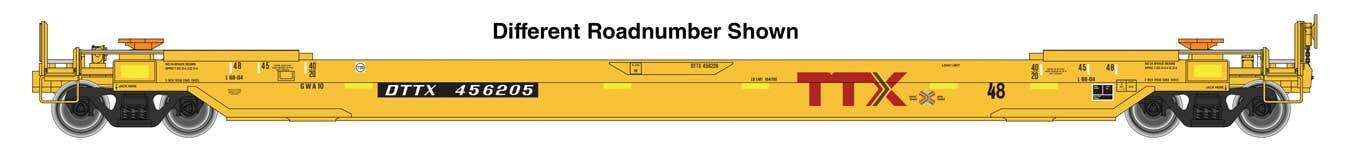 PREORDER Walthers Proto HO 920-109225 Gunderson As-Built All-Purpose 48' Well Car, TTX #456226