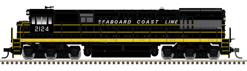 Atlas Master Line HO 10003925 Gold Series GE U30C Phase 1 Locomotive, Seaboard Coast Line #2124