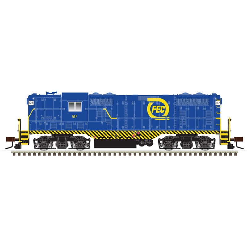 Atlas 10003950 HO GP7 GOLD FLORIDA EAST COAST 617 (BLUE/YELLOW)
