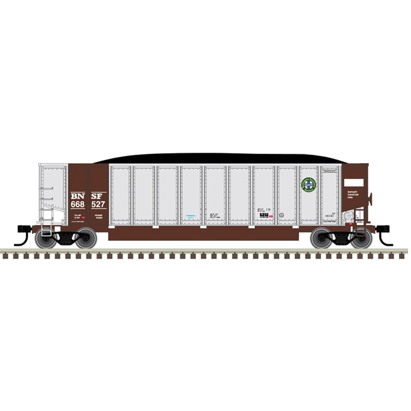 PREORDER Atlas Trainman HO 20007704 Aluminum Coal Gondola, Burlington Northern Santa Fe #668477
