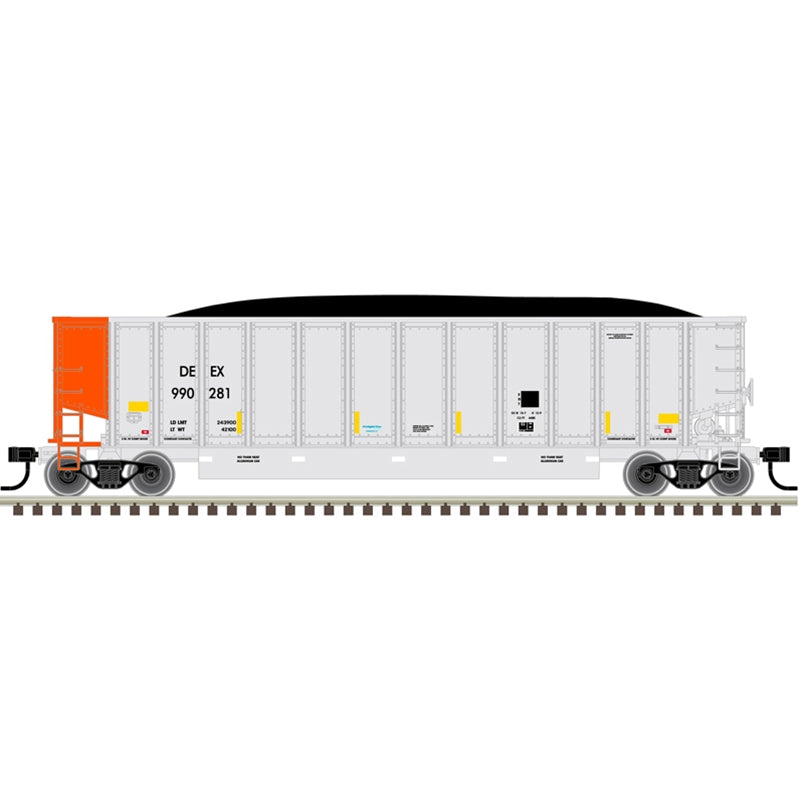 PREORDER Atlas Trainman HO 20007711 Aluminum Coal Gondola, Detroit Edison EEX #990249/990276/990969 (3-Pack)