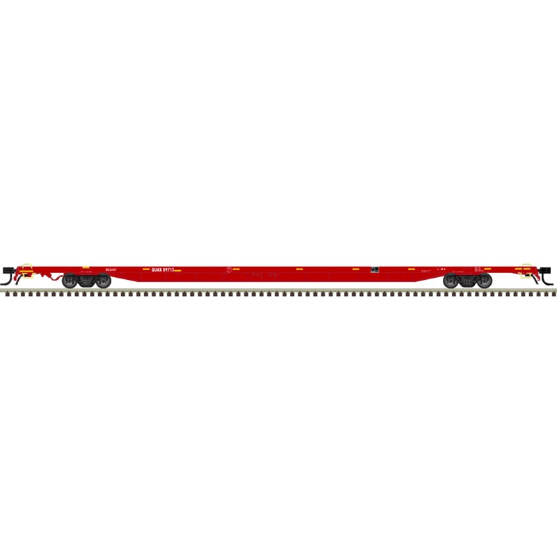 PREORDER Atlas Master Line HO 20007858 ACF 89' 4" Intermodal Flatcar, Redstreak QUAX #89713 | 53.96